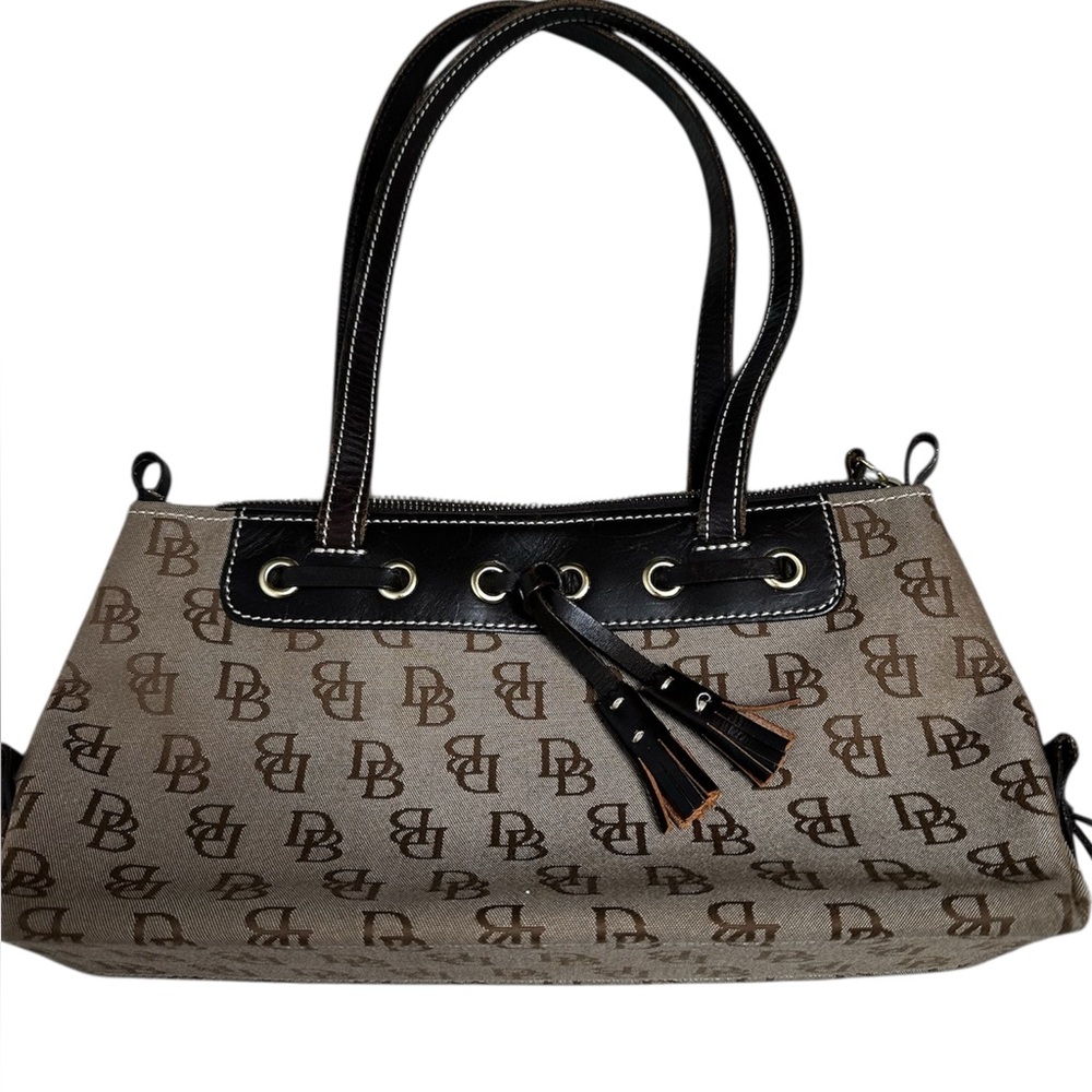 Dooney & Bourke Tassel monogrammed, shoulder bag Y2K Purse Handbag